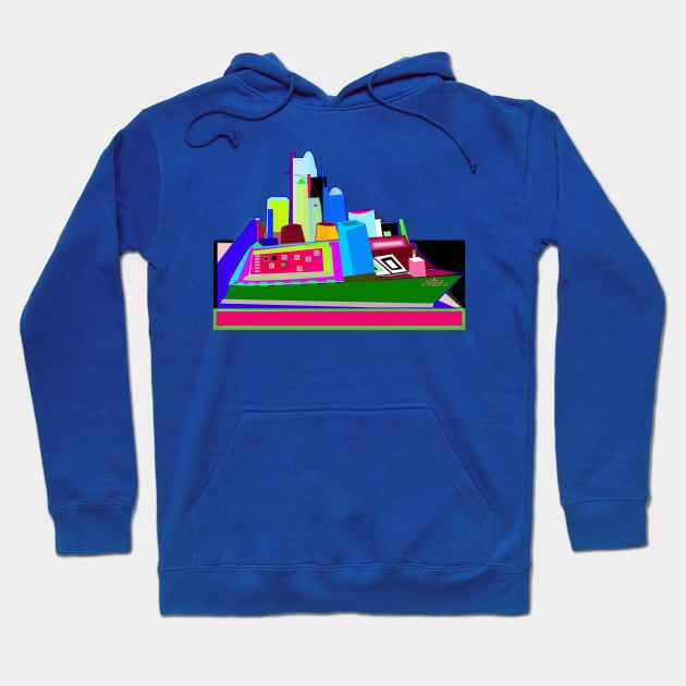 Big Colorful Boat Hoodie by momomoma